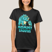Mammie Saurus Funny Mommysaurus Dinosaur Graphic T-shirt (Voorkant)