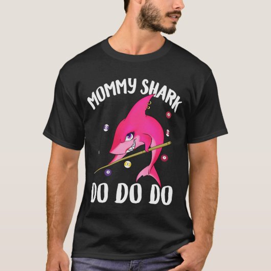 mammie Shark Billiards T-shirt (Voorkant)