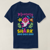 Mammie Shark Gift Cute Baby Shark Family Matching  T-shirt (Design voorkant)
