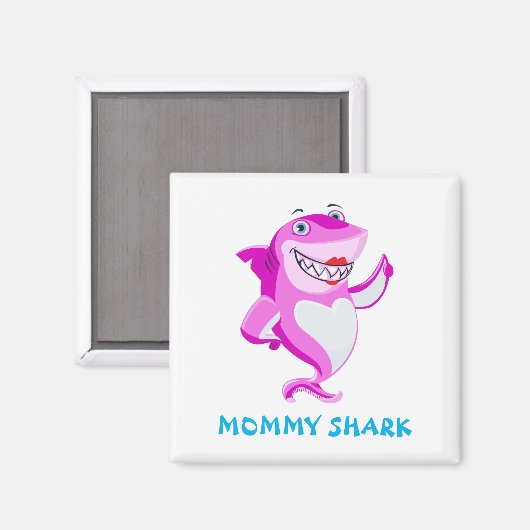 mammie Shark Magneet (Voorkant / Achterkant)