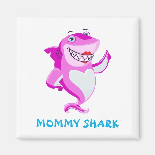 mammie Shark Magneet (Voorkant)