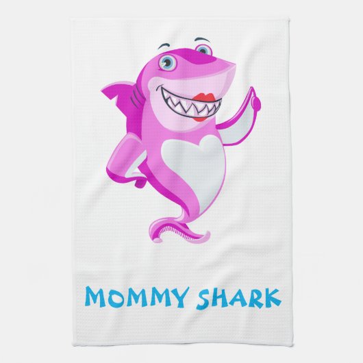 mammie Shark Theedoek (Verticaal)