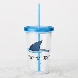 Mammie Shark Tumbler Acryl Drinkbeker