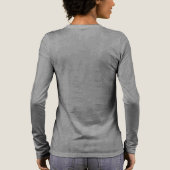 Mammie Simple Modern Script Typography Heart Tri-Blend Shirt (Achterkant)