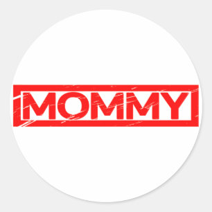 Mammie Stamp Ronde Sticker