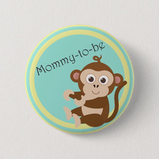 Mammie-te-zijn knop ronde button 5,7 cm (Voorkant)
