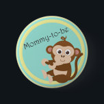 Mammie-te-zijn knop ronde button 5,7 cm<br><div class="desc">Deze mama-to-be knop is ideaal voor de bijna-nieuwe moeder in haar baby shower! Neutrale kleuren zijn perfect voor een jongen of een meisje. Controleer andere aanbiedingen voor overeenkomende knoppen voor toekomstige overgrootmoeder en toekomstige oma.</div>