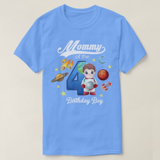 Mammie van de astronaut t-shirt (Design voorkant)