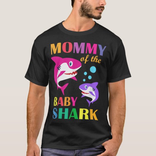 mammie van de Baby-vogelhaai Mothe T-shirt (Voorkant)