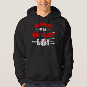 Mammie van de Baseball Theme Family Bd. Hoodie