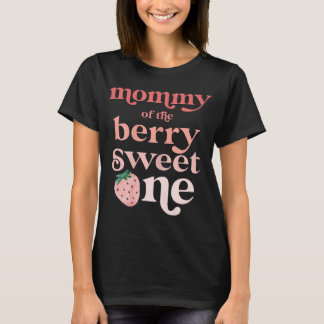 Mammie van de Berry Sweet One aardbery First Birt T-shirt