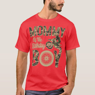 Mammie van de Birthday Boy Dirt Bike 4th B day Par T-shirt