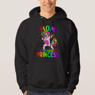 mammie van de Birthday Princess Girl Dabbing Unico Hoodie