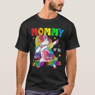 mammie van de Birthday prinses Funny Dabbing Unico T-shirt