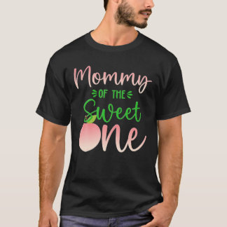 mammie van de geboorte 1 peach 1st Summer Fruit T-shirt