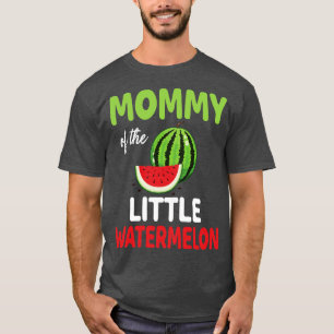 Mammie van de kleine watermeloen moeder t-shirt