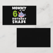 mammie van de vogelhaai van 6 jaar en ouder visitekaartje (Voorkant / Achterkant)
