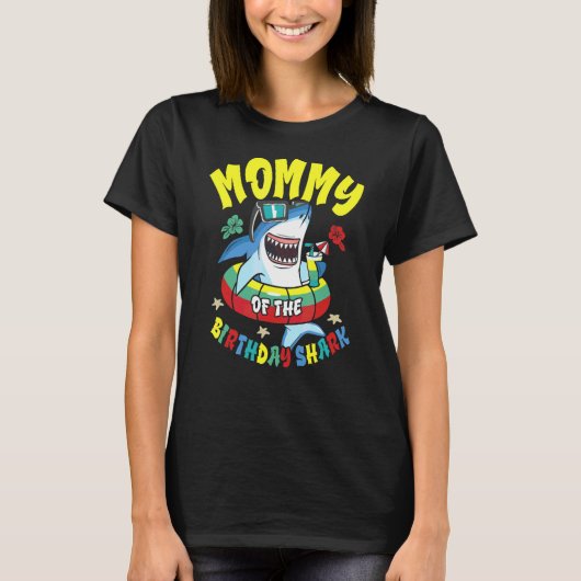 mammie van de vogelhaaienfamilie t-shirt (Voorkant)