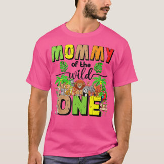Mammie van de Wilde One Zoo Birthday Safari Oerwou T-shirt