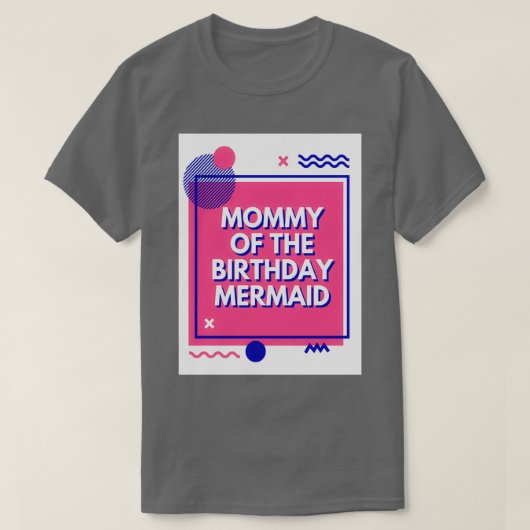 mammie van de zeemeermin 38 t-shirt (Design voorkant)