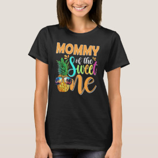 Mammie van de zoete 1-ananas 1e verjaardag Fami T-shirt