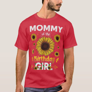 Mammie van de Zonnebloem-familie van de Birthday G T-shirt