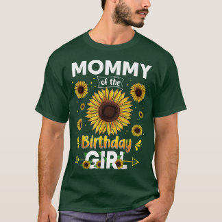 Mammie van de Zonnebloem-familie van de Birthday G T-shirt