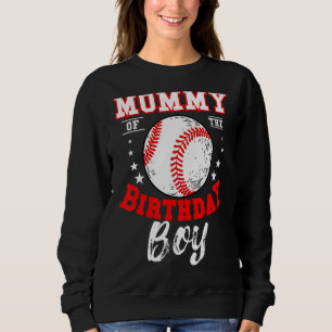 Mammie van het Birthday Boy Baseball Theme Bday Ce Trui