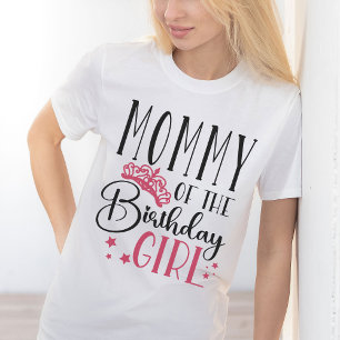 Mammie van het 'Birthday Girl Squad Custom Matchin T-shirt