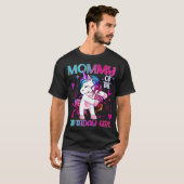 Mammie van het meisje van Birthday Flossing Unicor T-shirt (Voorkant volledig)