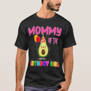 Mammie van het meisje van de geboorte Avocados Veg T-shirt