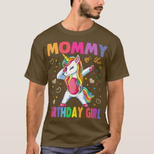 Mammie van het meisje van de geboorte: Gift Unicor T-shirt