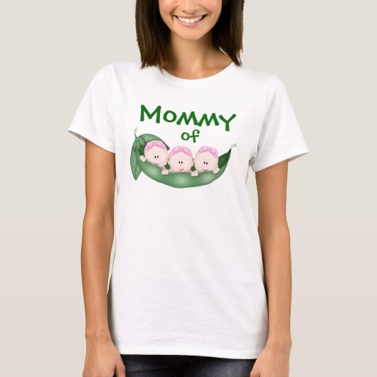 mammie van Triplet Girls T-shirt (Voorkant)