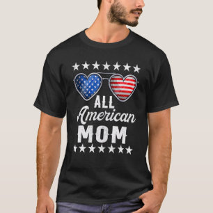 Mammie Vierde juli Vrouwen Alle Amerikaanse mama o T-shirt