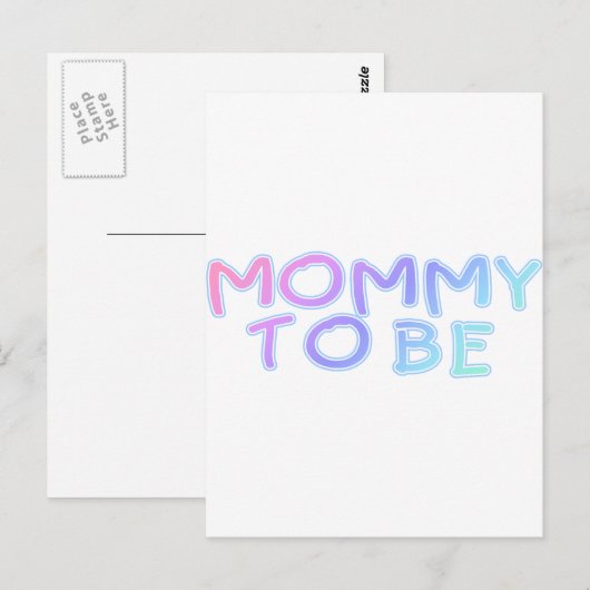 Mammie wordt briefkaart (Voorkant / Achterkant)