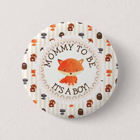 Mammie wordt Button Woodlands Thema (Voorkant)