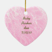 Mammie wordt keramisch ornament (Achterkant)