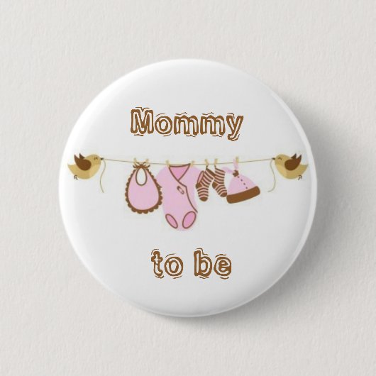 Mammie wordt ronde button 5,7 cm (Voorkant)