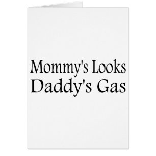 Mammie ziet papa's gas