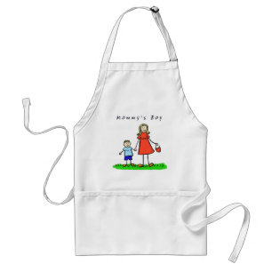 Mammiejongen Apron (blond) Standaard Schort