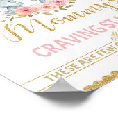 Mammie's Craving Station Elephant Twins Baby showe Poster (Hoek)