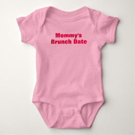 Mammie's Date Baby Jersey Bodysuit
