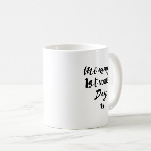 Mammie's eerste moederdag koffiemok (Voorkant rechts)