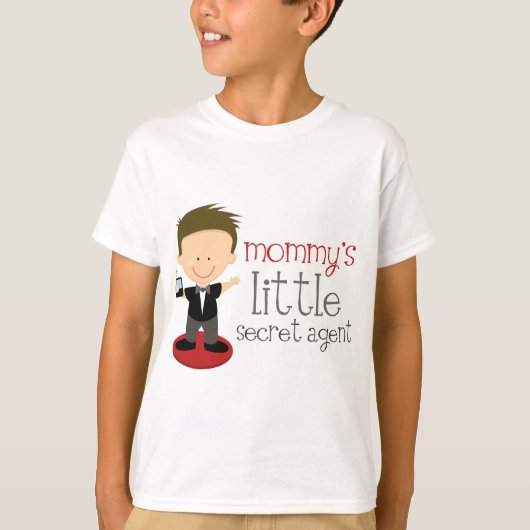 Mammie's geheim agent t-shirt (Voorkant)