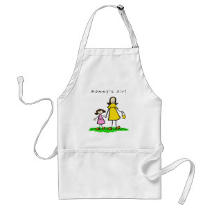 Mammie's Girl Apron (Brunette) Standaard Schort