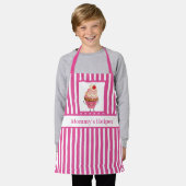 Mammie's helper cupcake bakken kinderen schort (Gedragen)