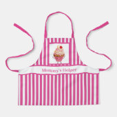 Mammie's helper cupcake bakken kinderen schort (Voorkant)