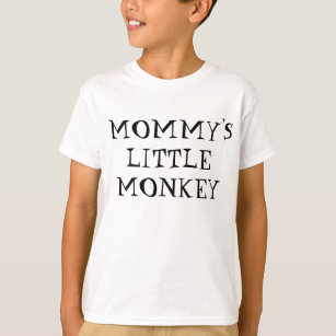 Mammie's kleine aap - Emoji T-shirt