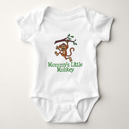 Mammie's kleine aap romper (Voorkant)