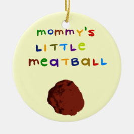 Mammie's Kleine Balletje Op Maat Gemaakte Kerstver Keramisch Ornament